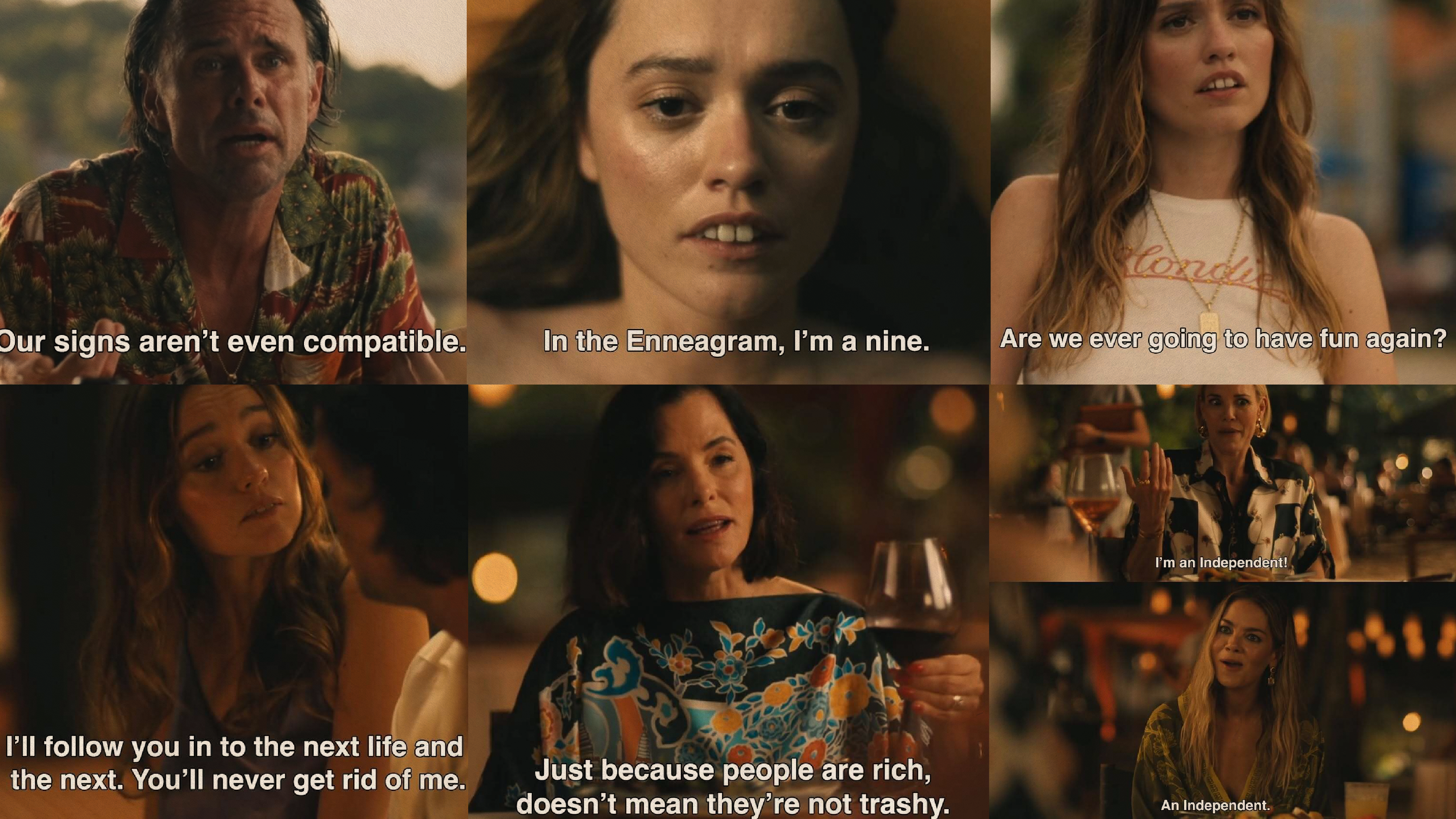 the best lines from one of my all-time favorite shows - the white lotus