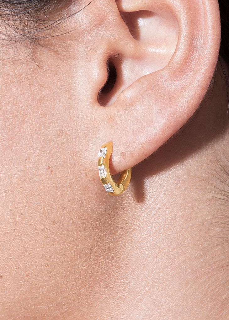 norma earrings white