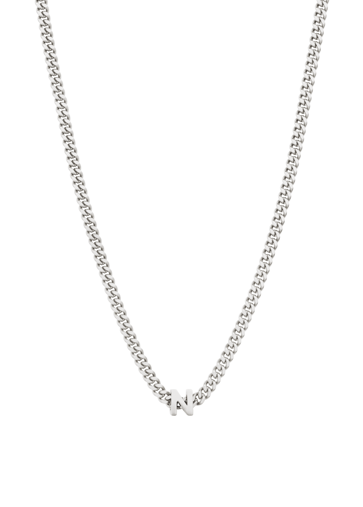 alphabet necklace with pendant N Necklaces