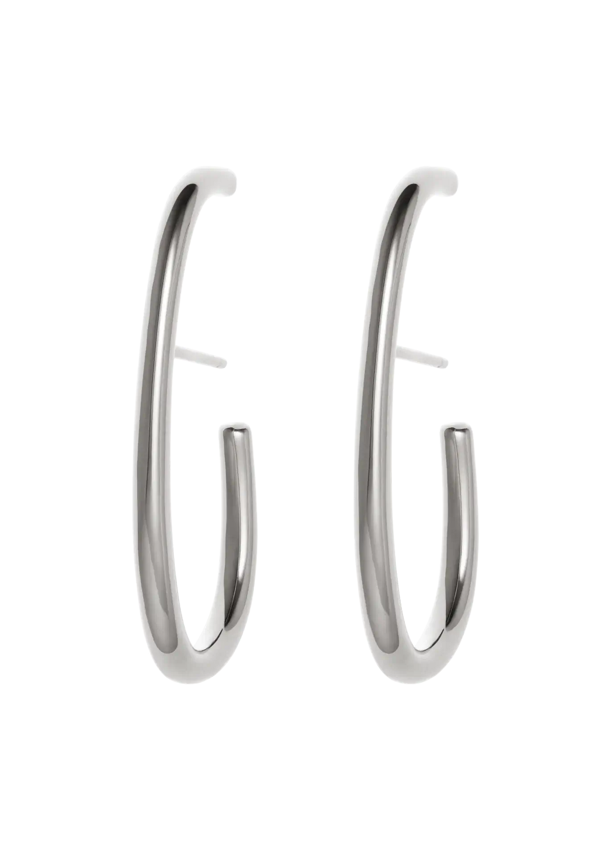 Elara Oval Hoops Earrings