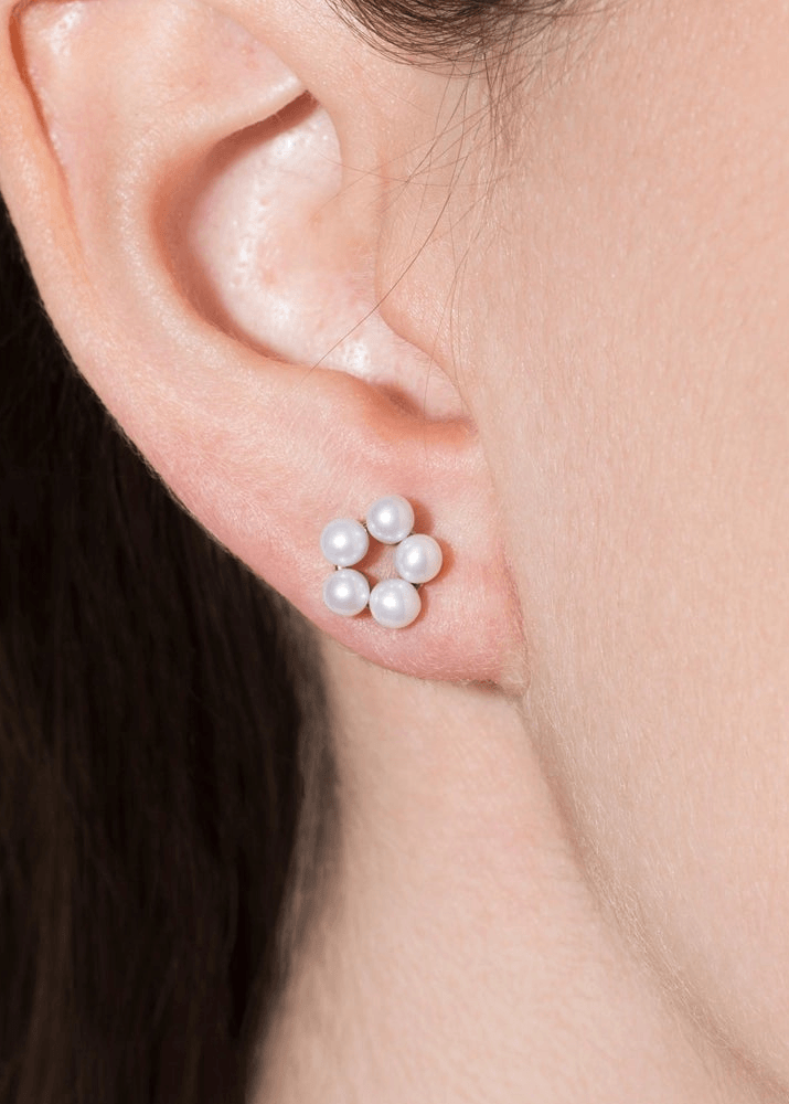 Elise Pearl 18k Earrings Earrings