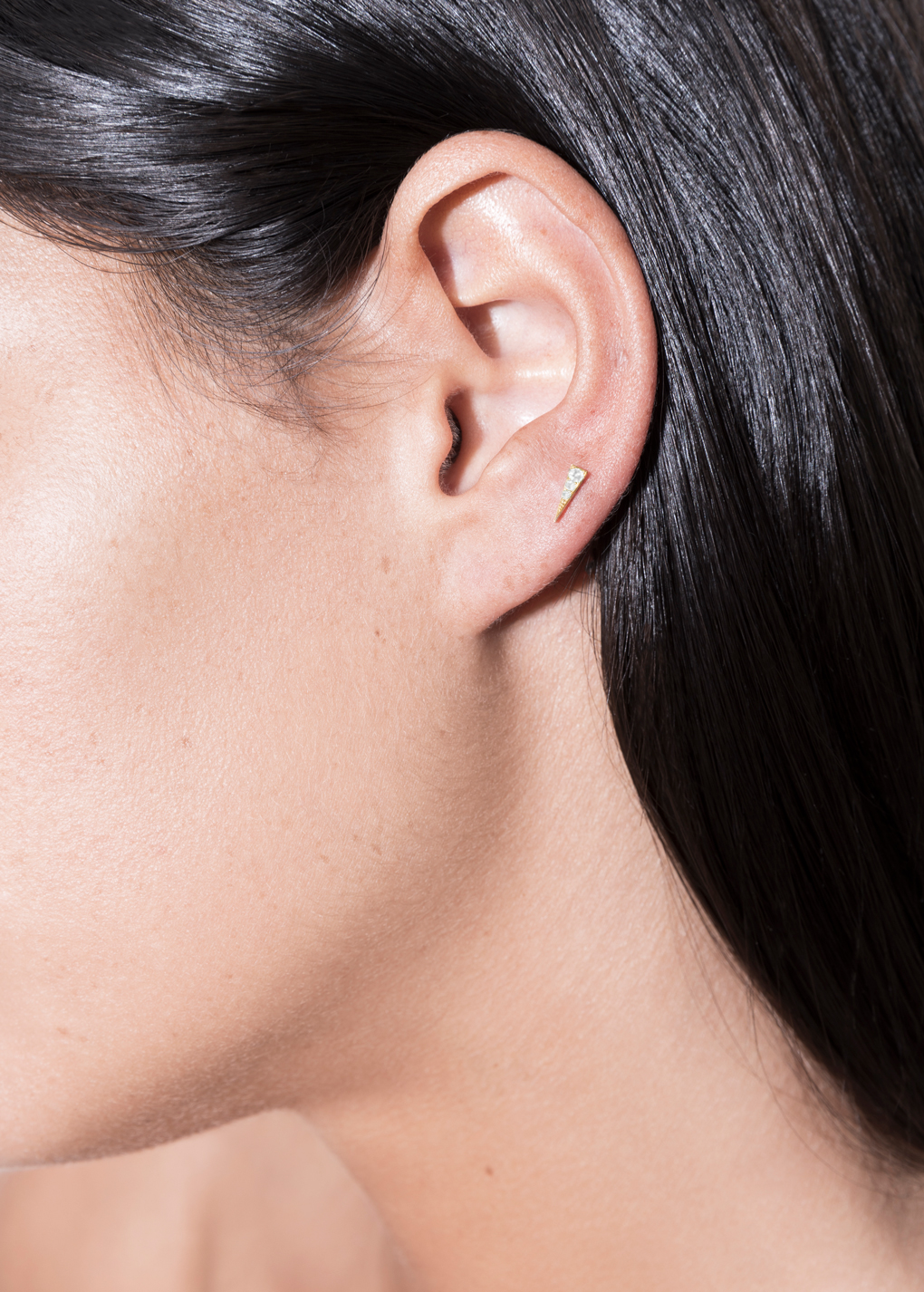 gimlet stud 18k diamond