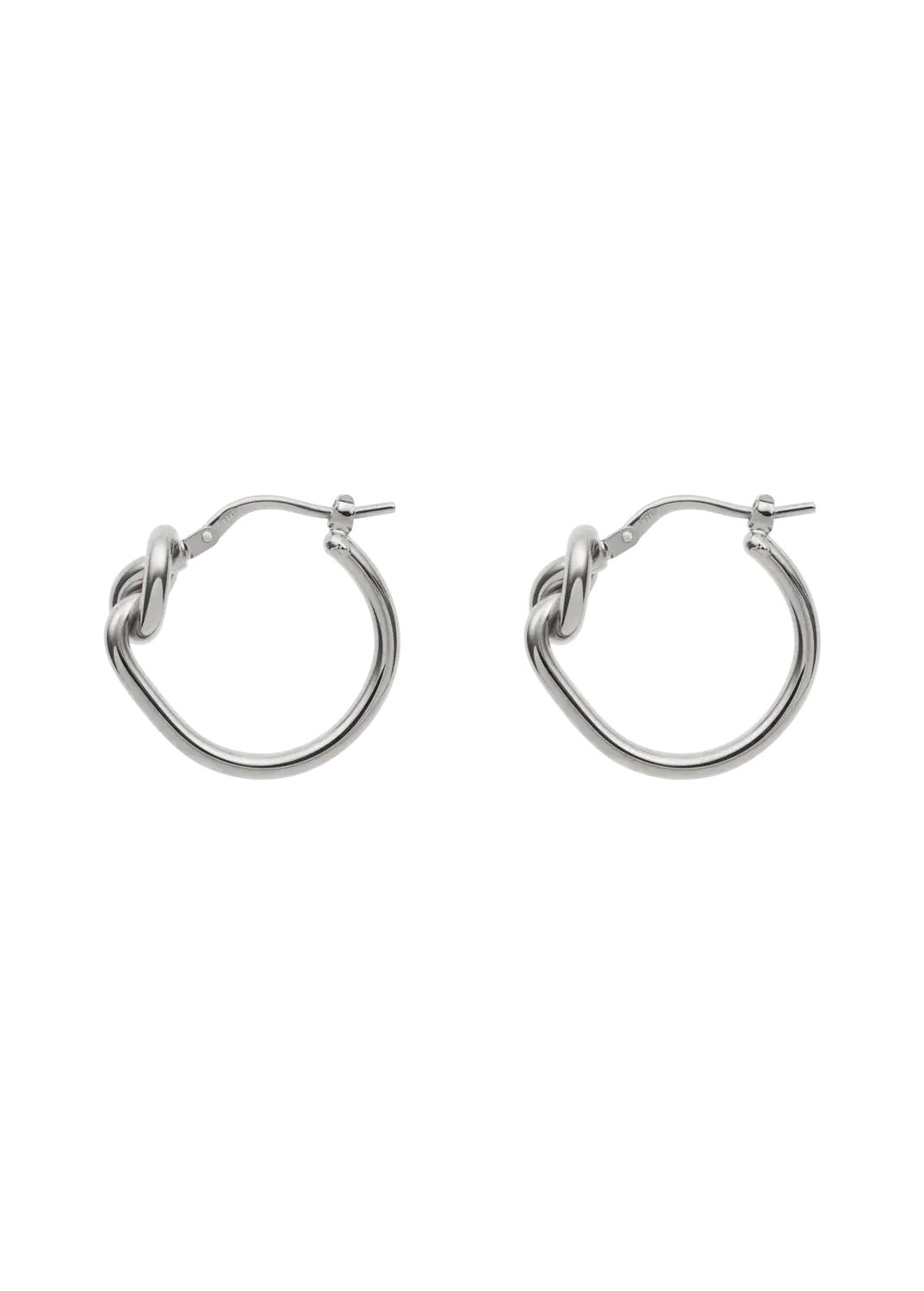 Lucilla Knot Huggies Earrings