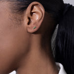 noun stud emerald 18k earrings