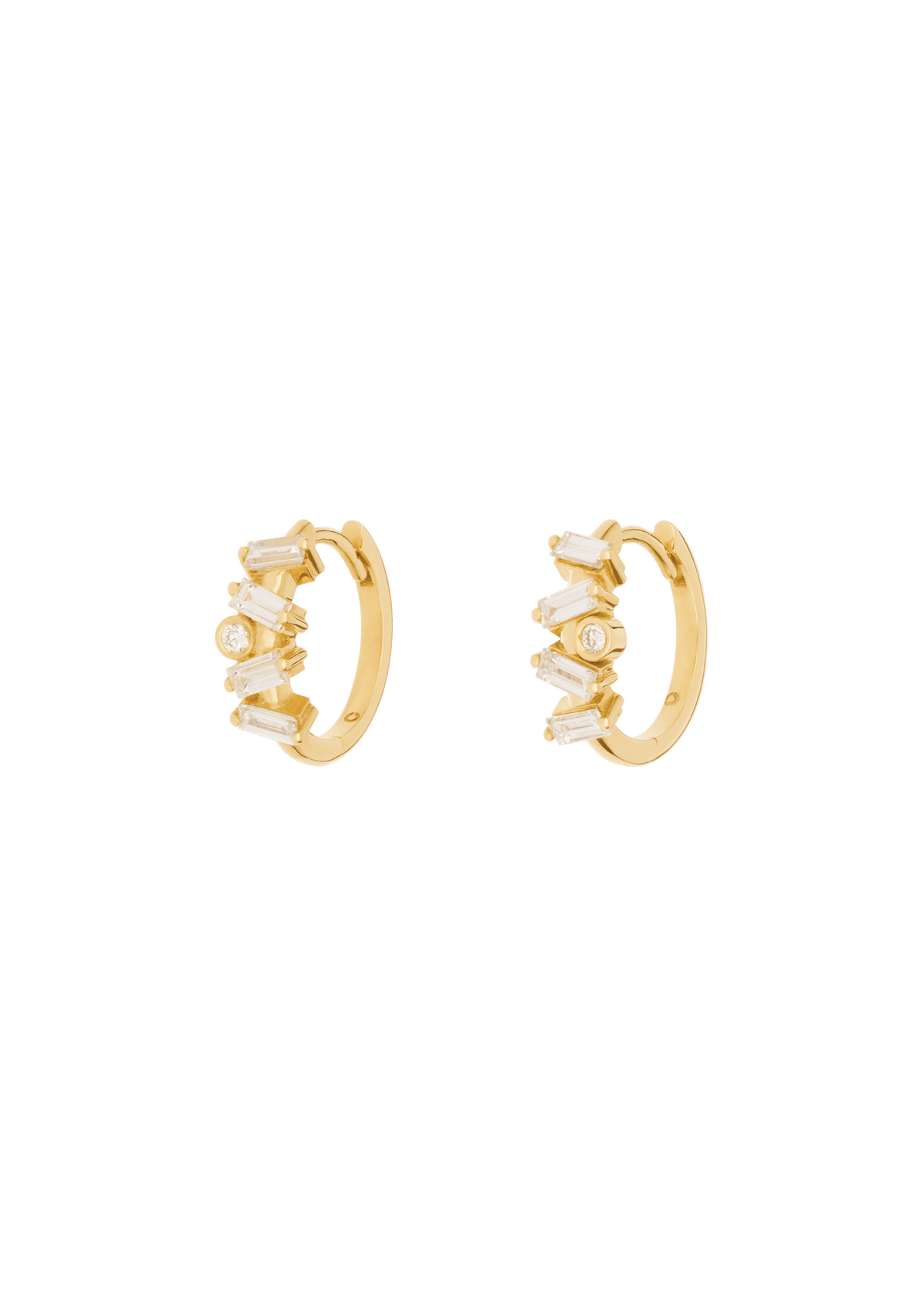Shaped diamonds earrings 18k Earrings