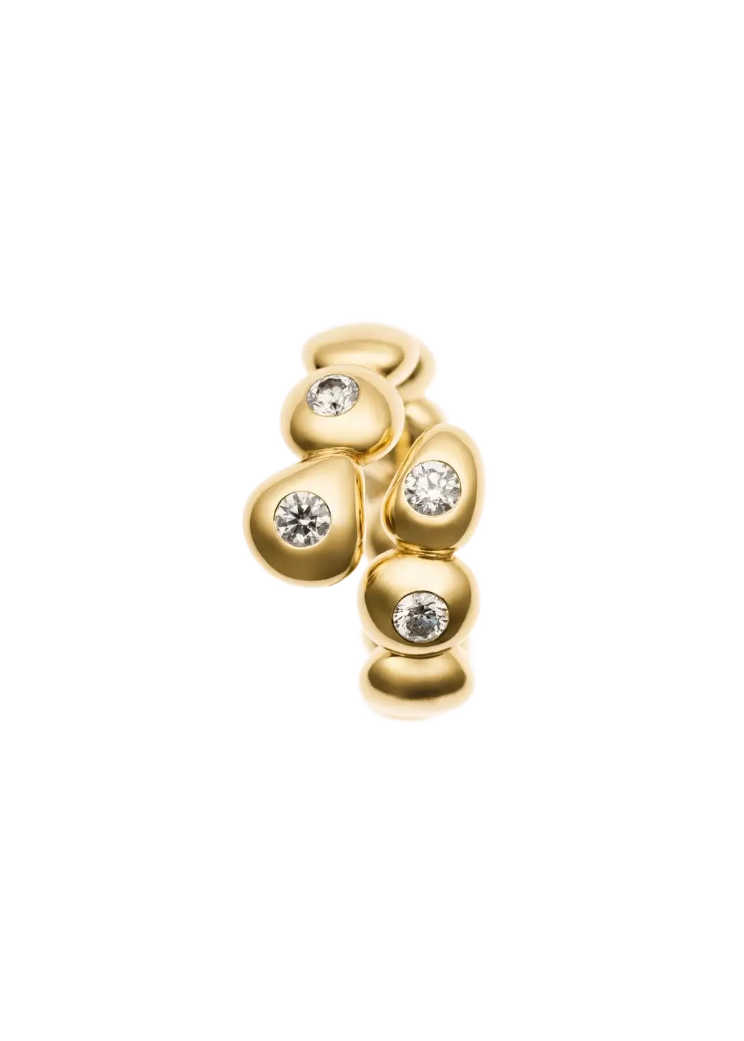 Unperfect sphere 18k diamond ring Rings
