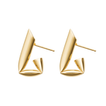 tina huggies earrings CINCO gold