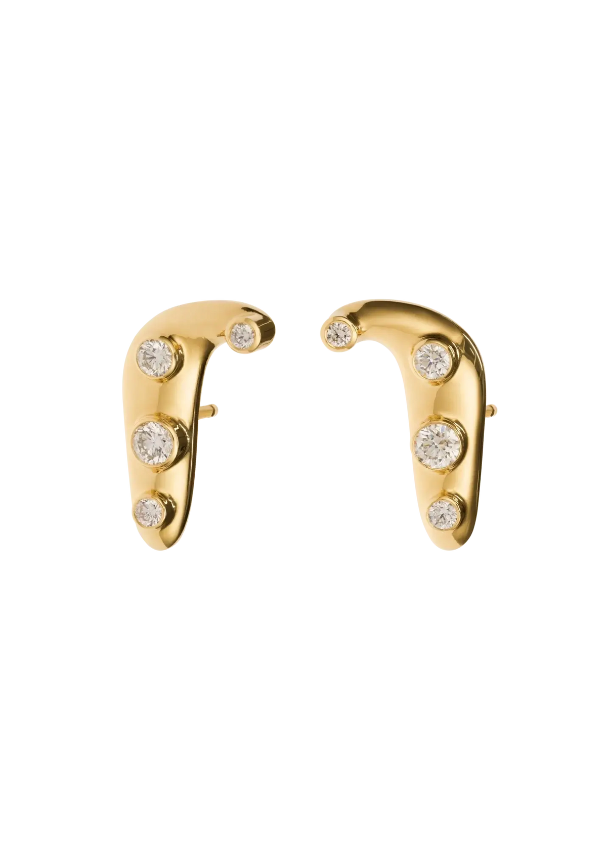 Unending 18k diamond earrings Earrings
