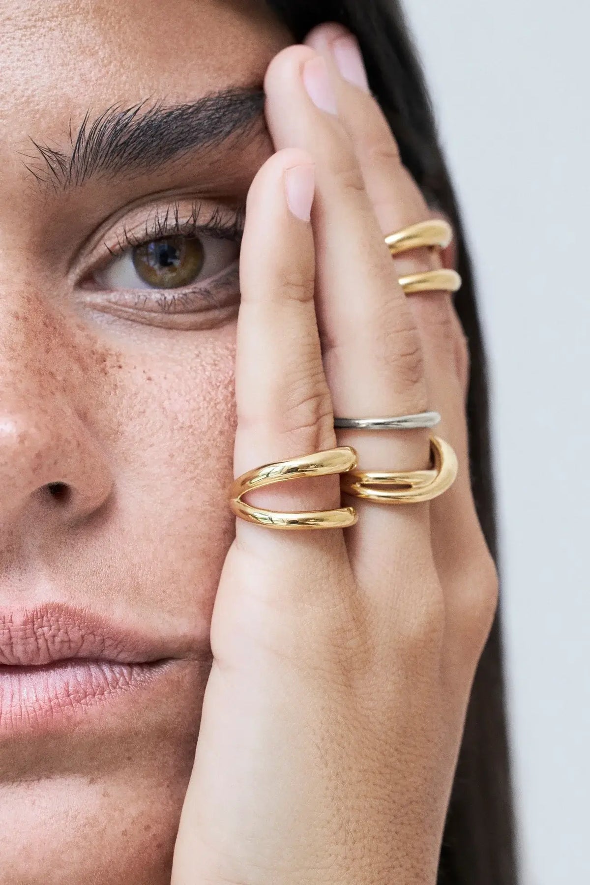Nora Double Band Ring Rings