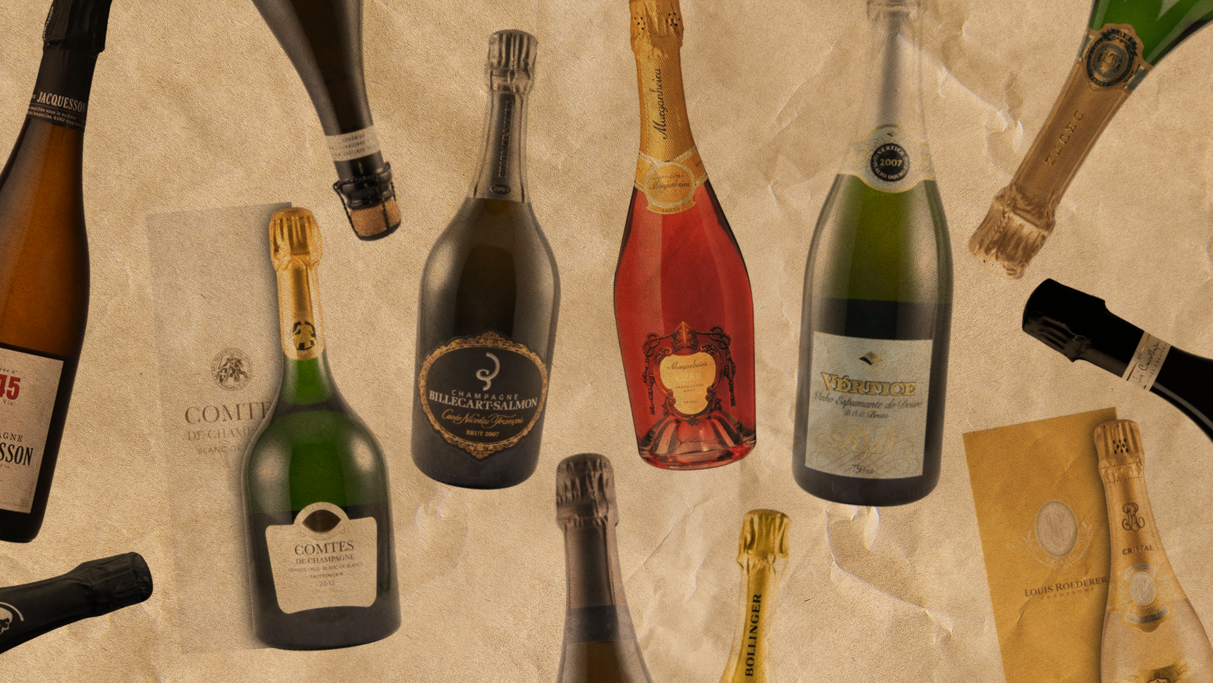 one sparkling wine for each twelve chimes!