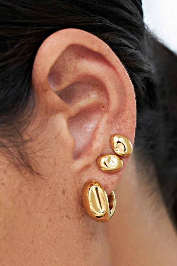 ear stacking de brincos cinco perfeita 