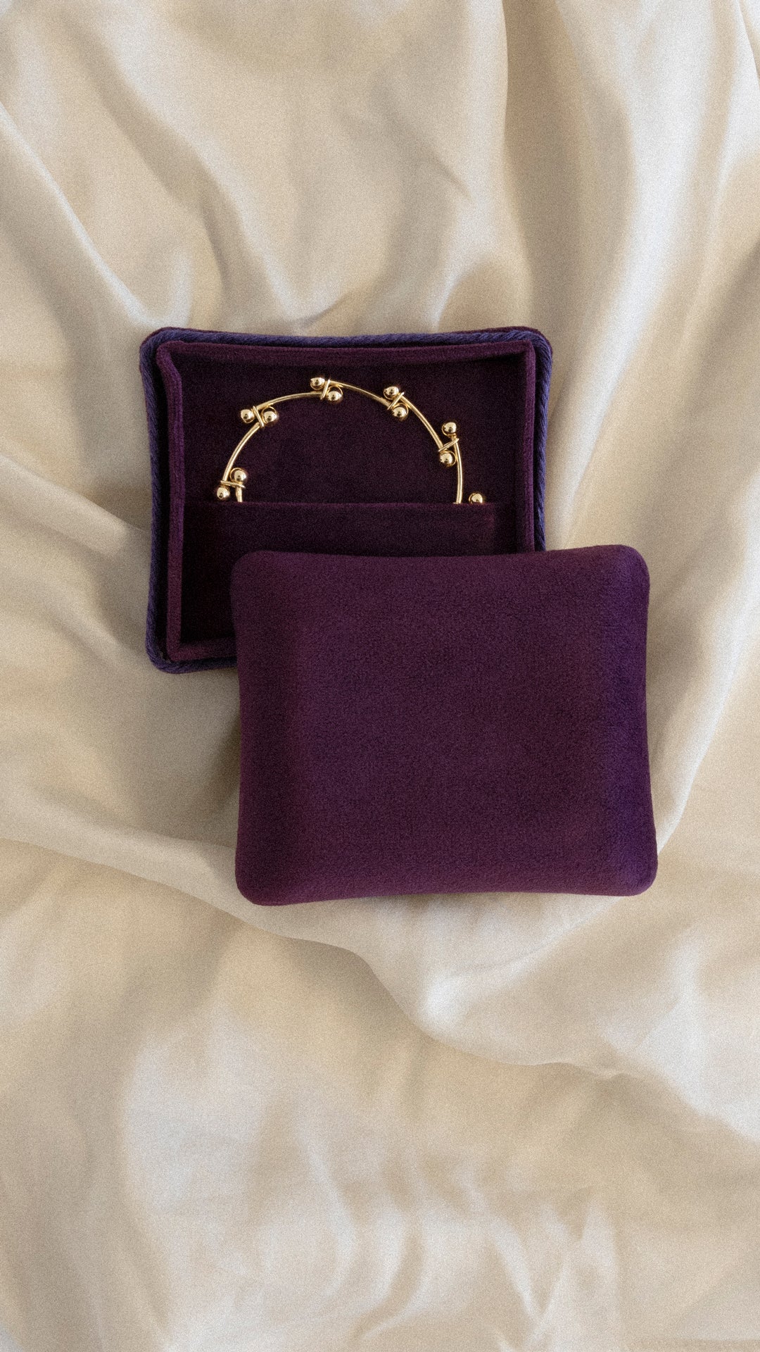 velvet box purple