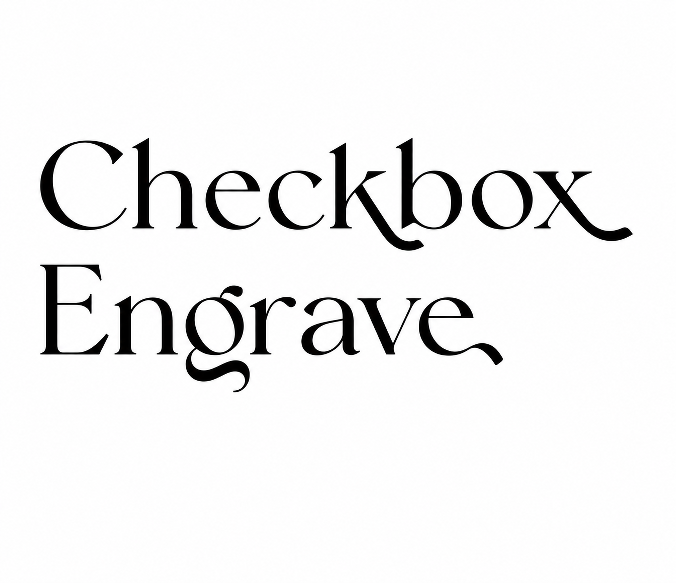 Engrave
