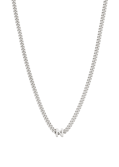 alphabet necklace with pendant N Necklaces