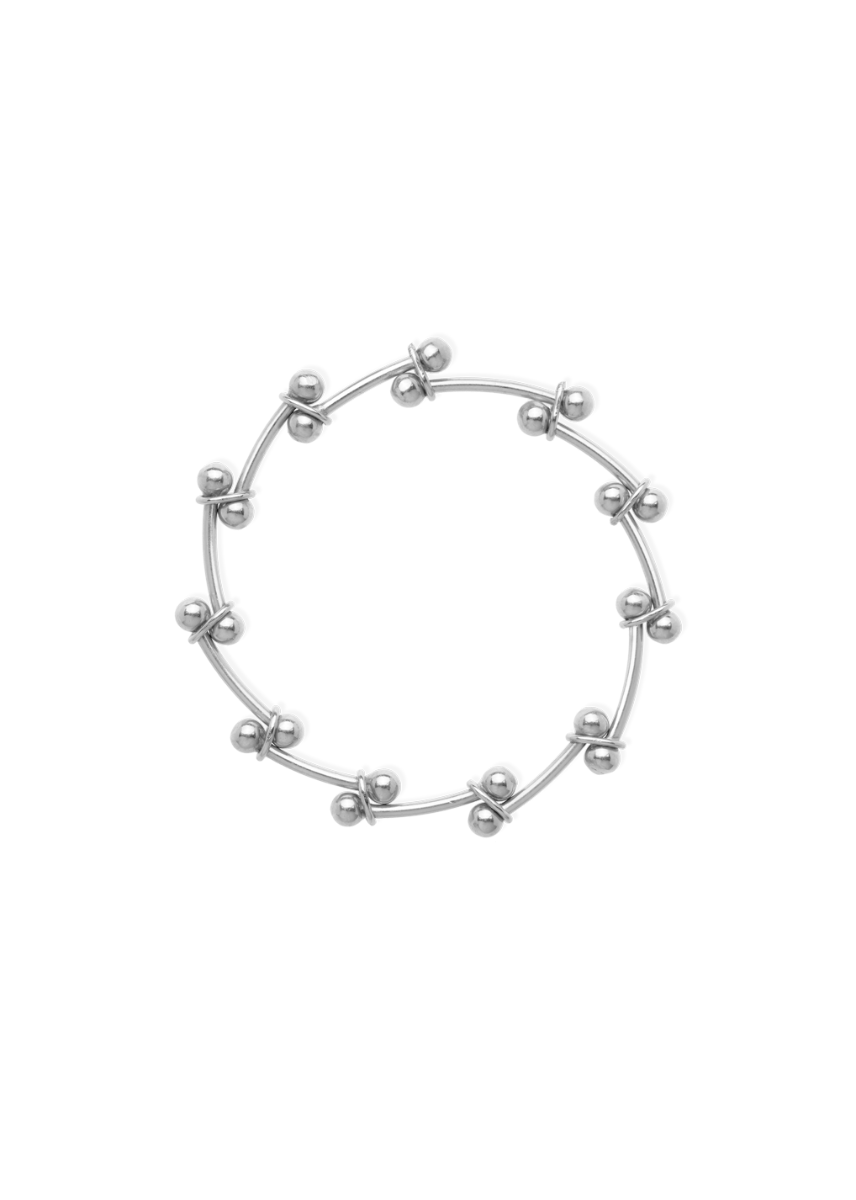 elin anklet in silver