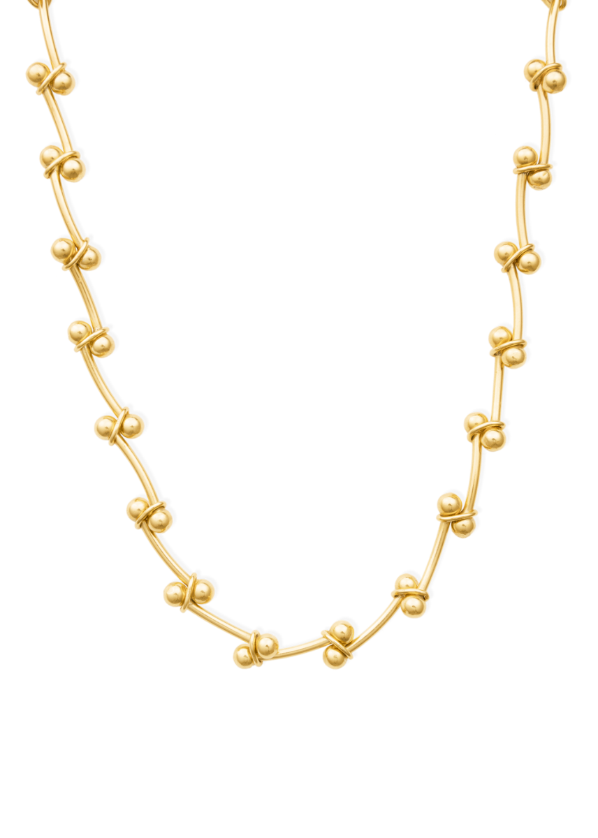 elin necklace in gold