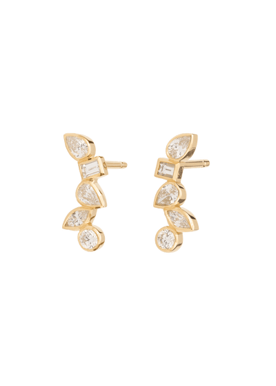 Floating diamond earrings 18k Earrings