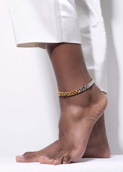 Huda Anklet Two Tone anklets