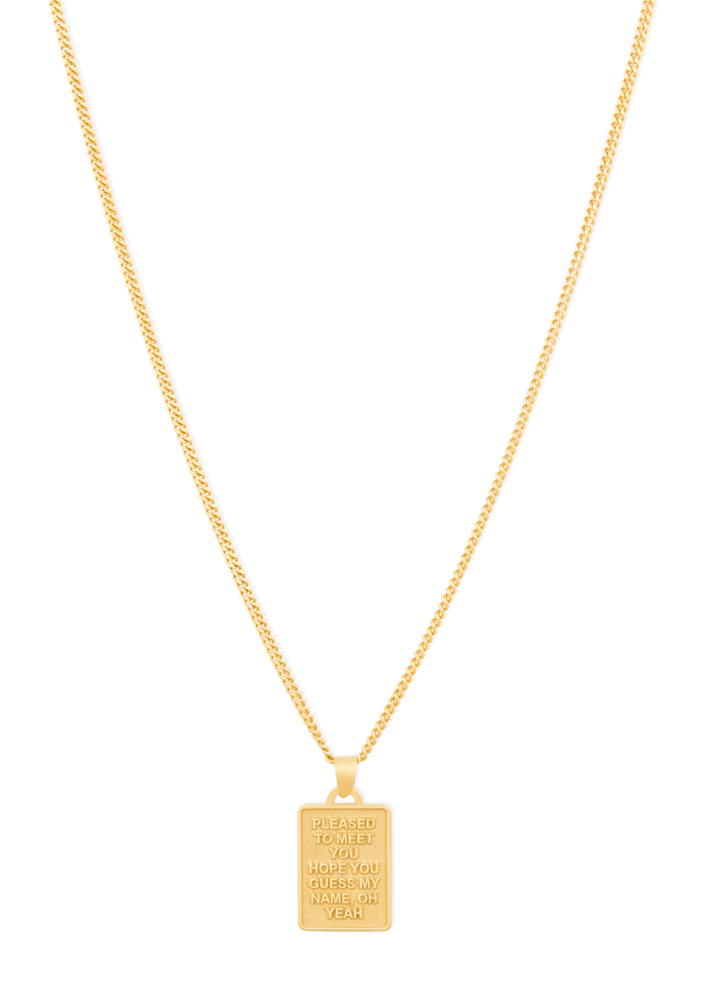 jodie shaped necklace