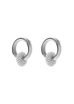 nina earrings in silver