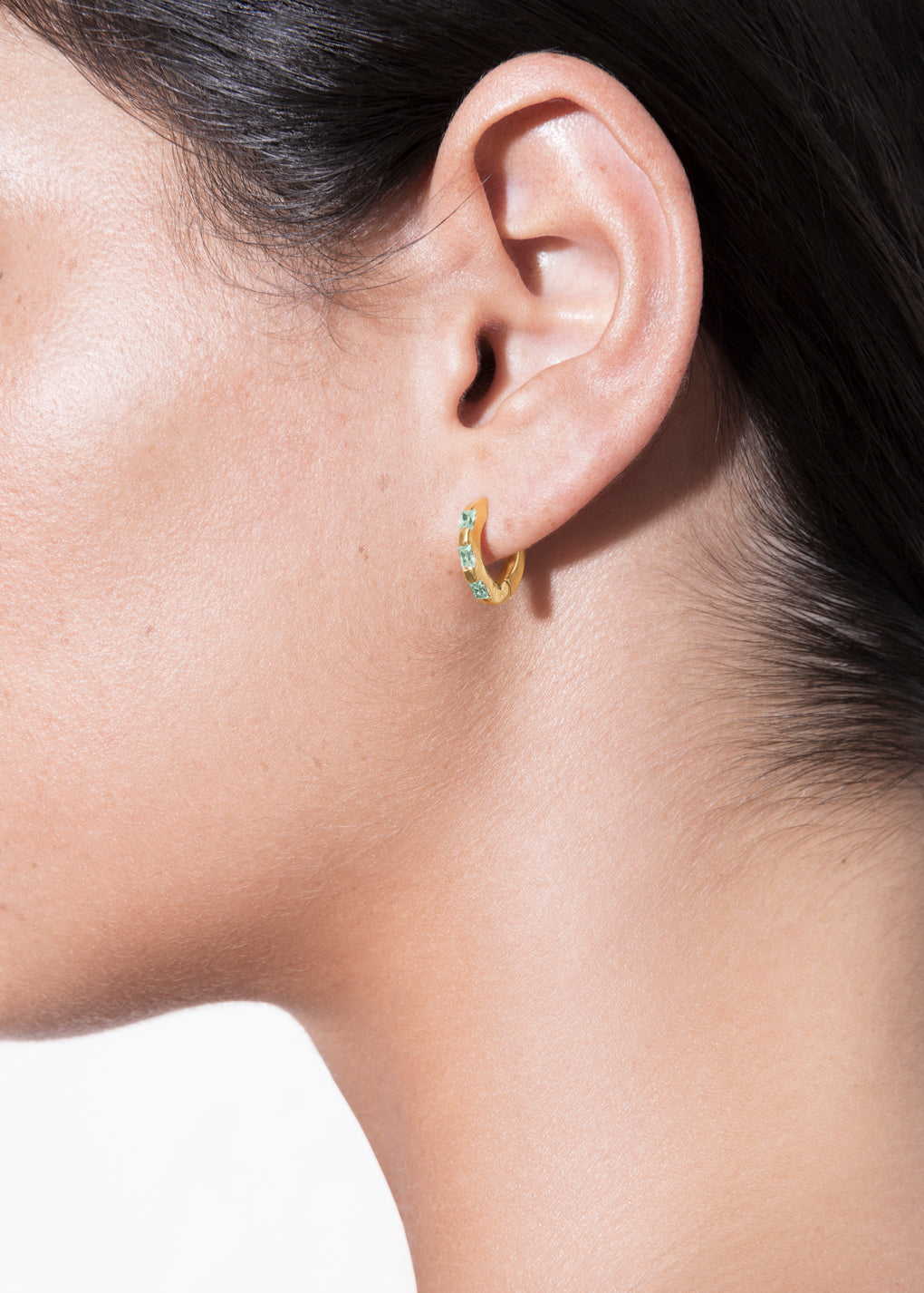 norma earrings emerald