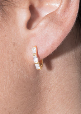 norma earrings white