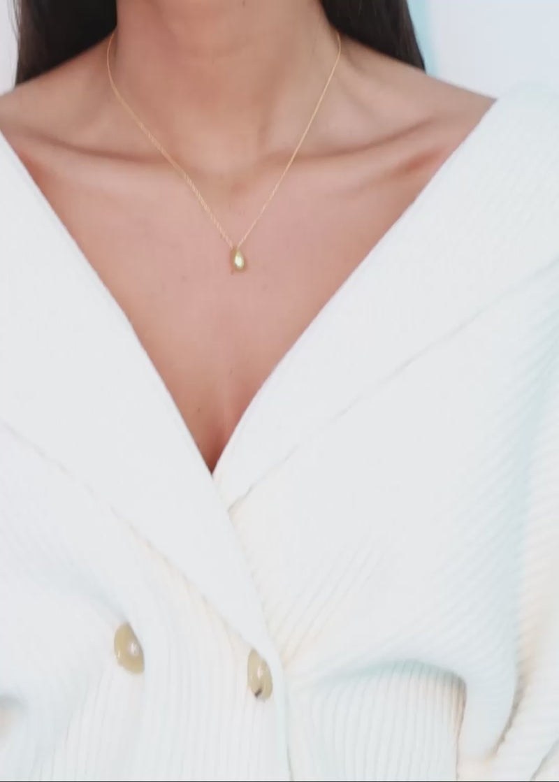Constantin Mini Teardrop Necklace Necklaces