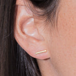 royals gold earrings