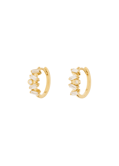 Shaped diamonds earrings 18k Earrings