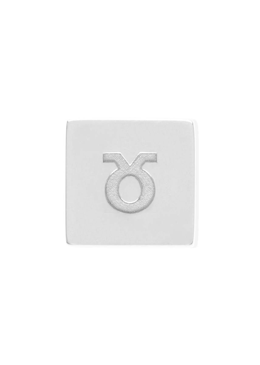 alphabet charm horoscope taurus in silver