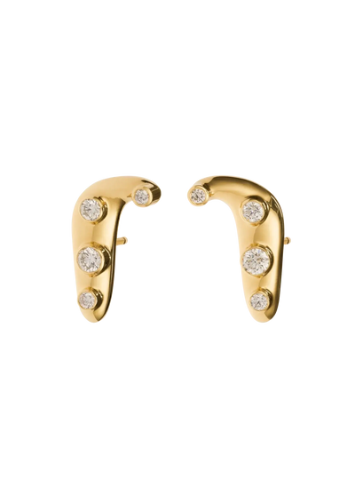 Unending 18k diamond earrings Earrings