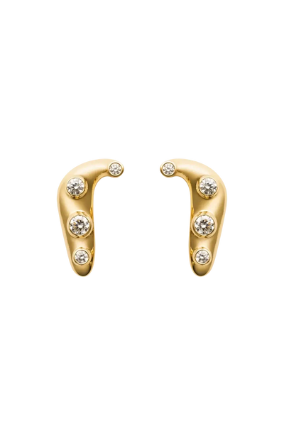 Unending 18k diamond earrings Earrings