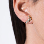 unending diamond earrings 18k