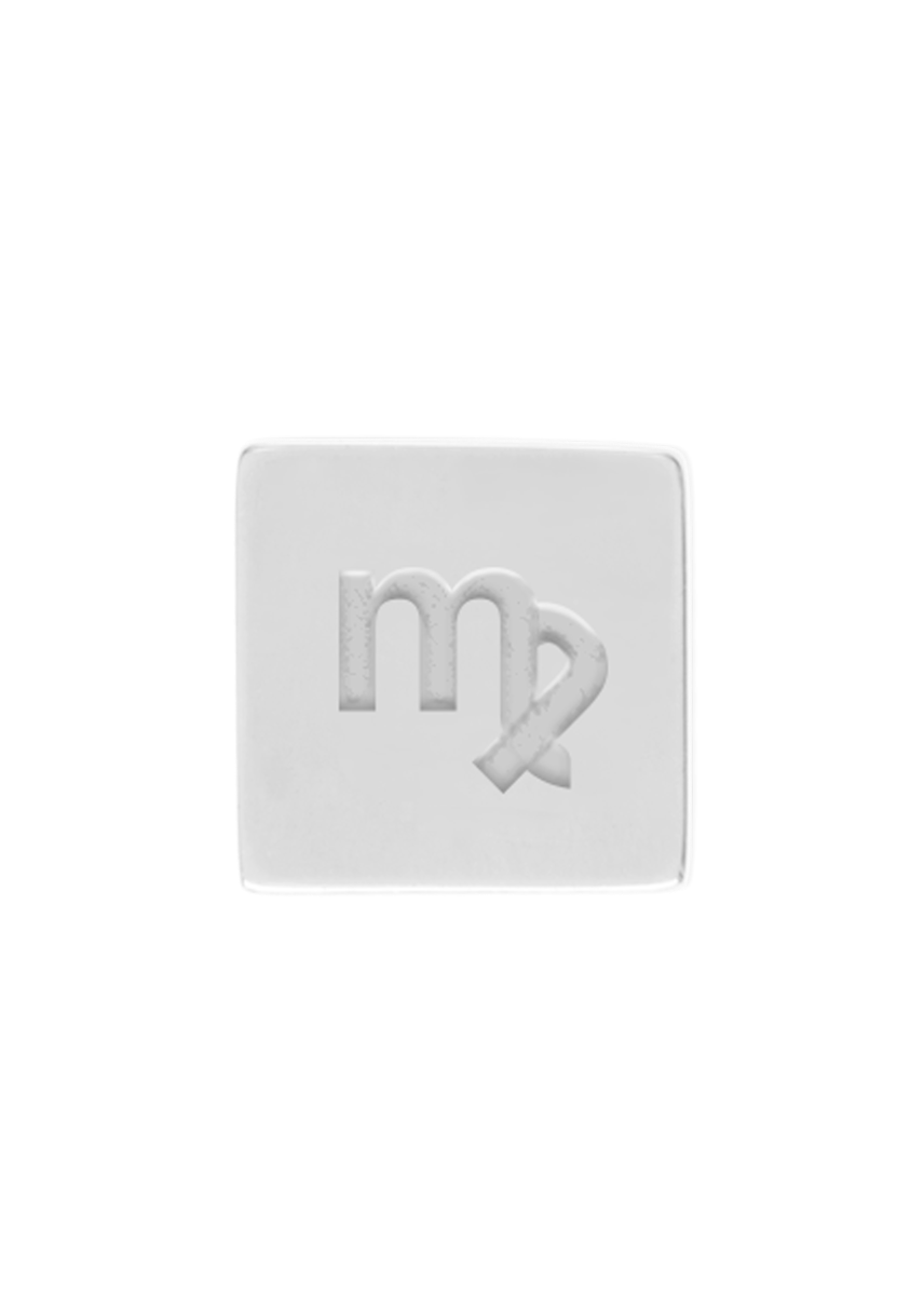 alphabet charm horoscope virgo in silver