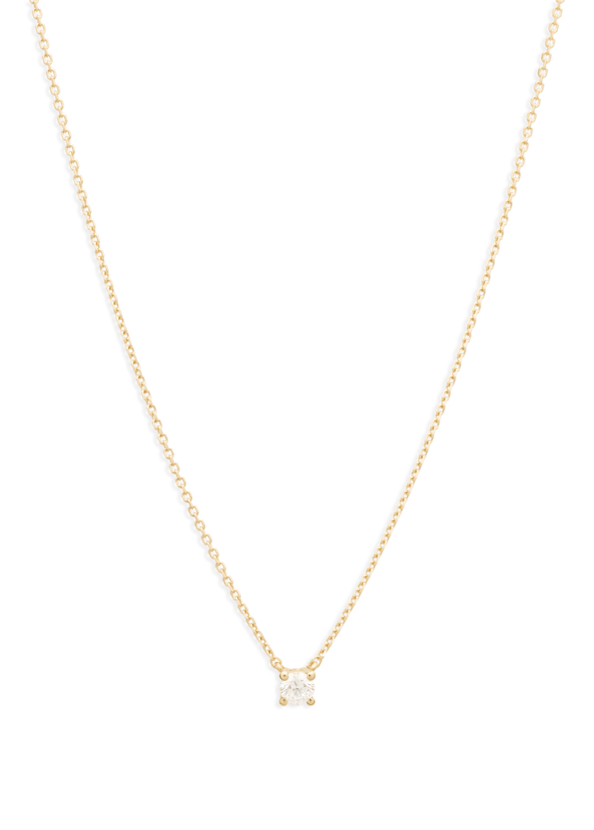 sinead necklace 18k diamond