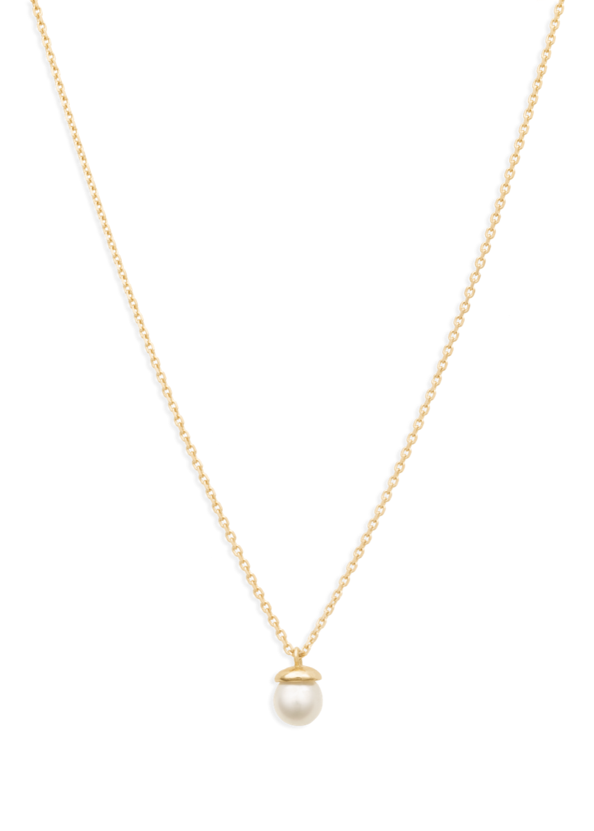 natalia necklace 18k pearl