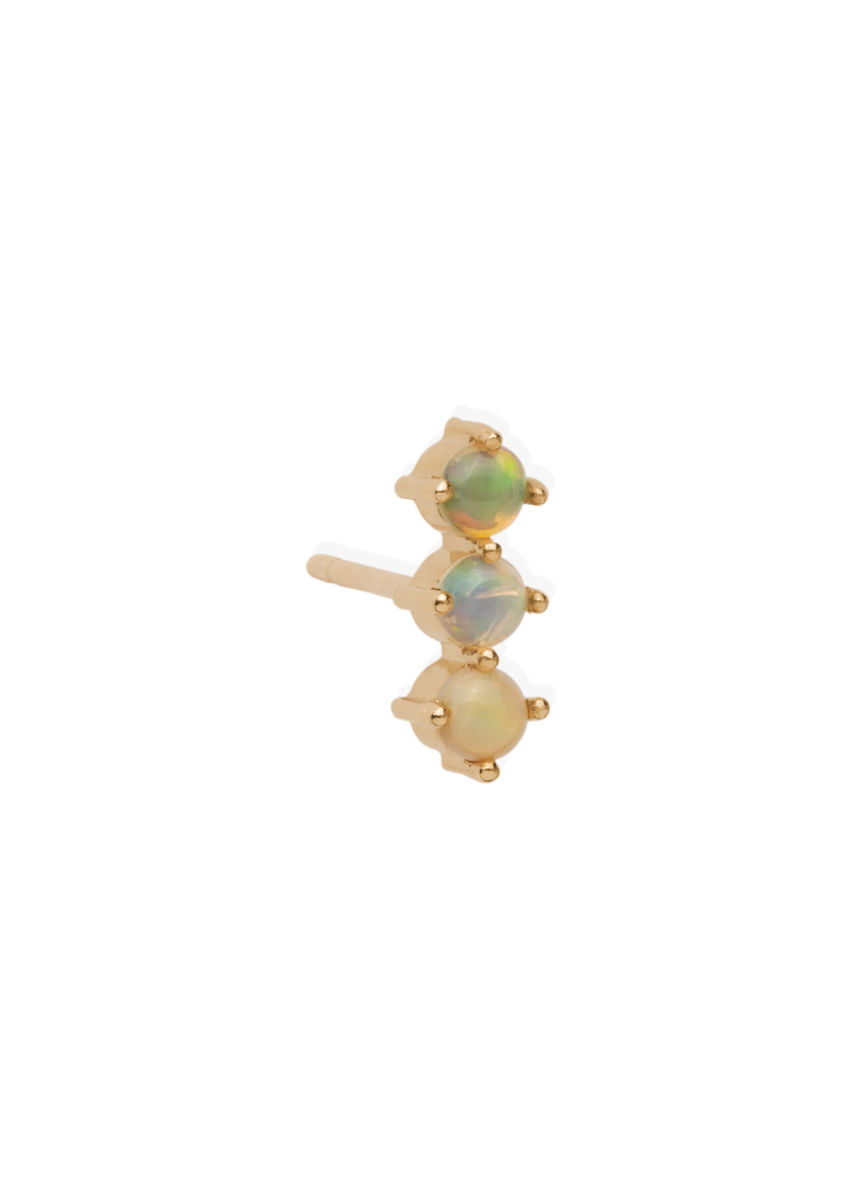 Laila-Ohrring aus 18 Karat Opal